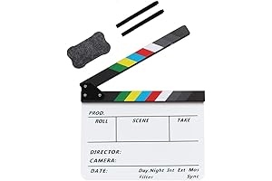 Movie Directors and Photography Enthusiasts' Essential Tool: Film Slate Clapper