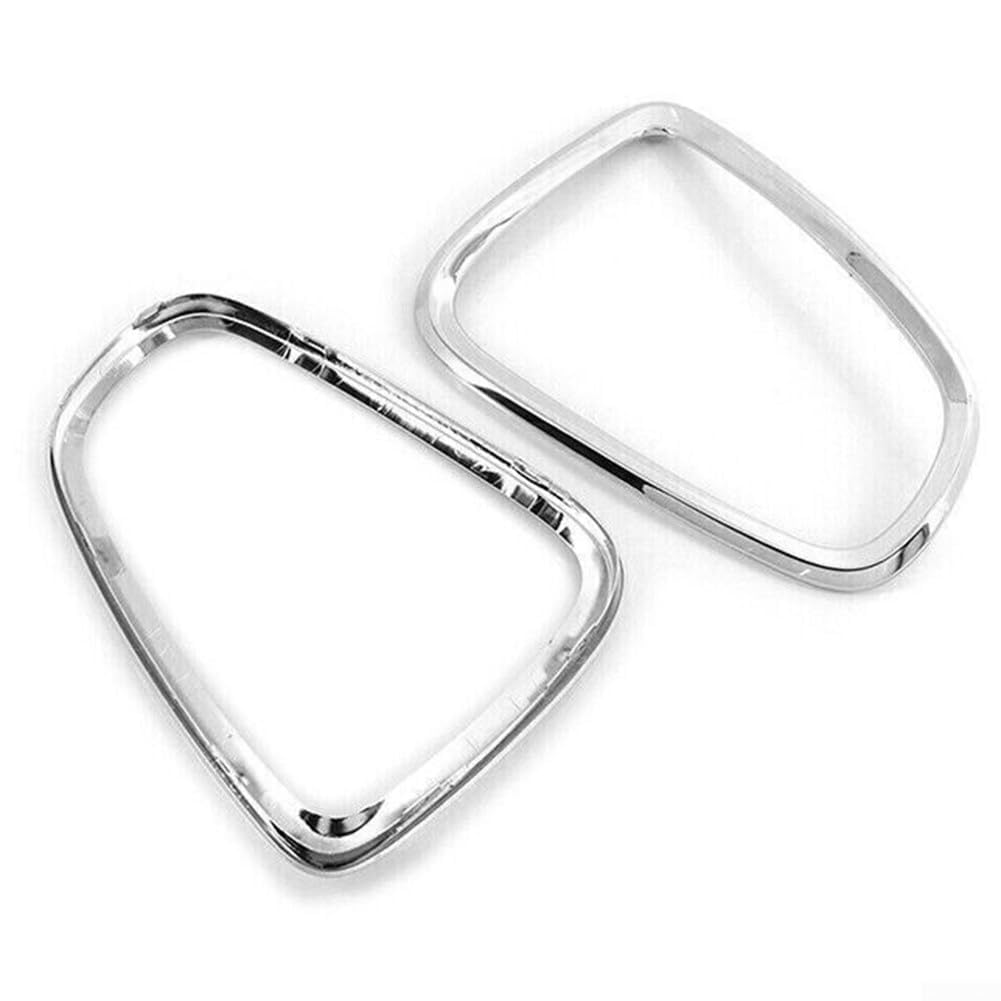Kit di finiture per fanali posteriori, finitura argento, per Mini Cooper R56 R57 R58 R59 2007-14, 2 pezzi per installazione a copertura completa