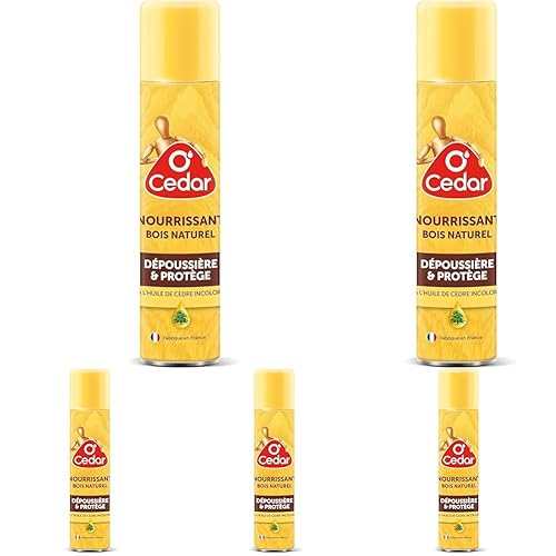 O'Cedar - Nettoyant Nourrisant Bois - Dépoussièrant - Elimine Les