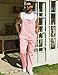Yuanbang Overalls for Men Work Utility Coveralls Fashion Bib Romper Jumpsuit with Zipper(Pink,L)