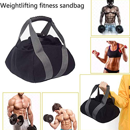 Finetoknow Adjustable Kettle Bell Sandbag Portable Weight Weightlifting Dumbbell Fitness Body Building Training