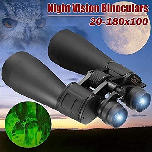 KKXXYQFC Teleskopy dla dorosłych Astronomia, duża moc, odkryty teleskop o wysokiej przejrzystości Lornetka Lornetka Noc V20X180X100 Camping Piesze wycieczki Teleskop monokularowy