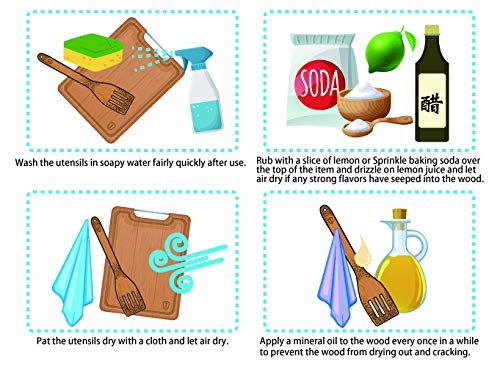 Islandoffer Premium Teak Handcrafted Colander Ladle Skimmer Scoop Strainer Spoon Long Handle Kitchen Utensils #TOP6