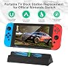 TV Docking Station for Switch,Docking Station Support 4K HDMI Output,Replacement for Official Switch Dock with Type-C and HDMI Cable