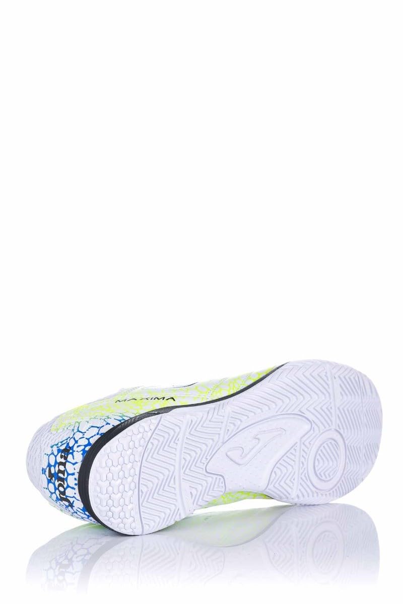 Joma Maxima 2532 Zapatillas fútbol Sala para Hombre (Blanco, Sistema Tallas Calzado EU, Adulto, Números, Mediano, 41)
