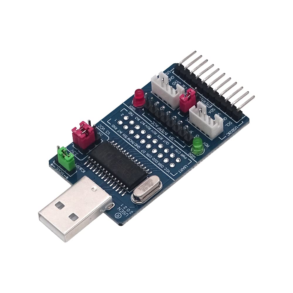 Modulo Multifunzione Ad Alta Velocità USB A JTAG UART FIFO SPI I2C CJMCU FT232H - Foto 8
