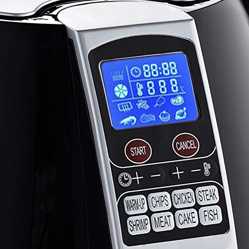 8in1 Heißluftfritteuse | 1.500 Watt | 8 Programme | LED Display | 30 Minuten Timer | Temp. Regler 80°C-200°C | Kapazität… – Bild 3