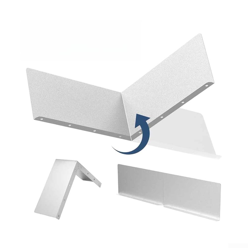 Protectores Esquina Canalón Aluminio 4 Pcs Protectores Esquina
