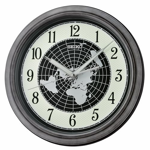 Seiko Luminous Map Wall Clock