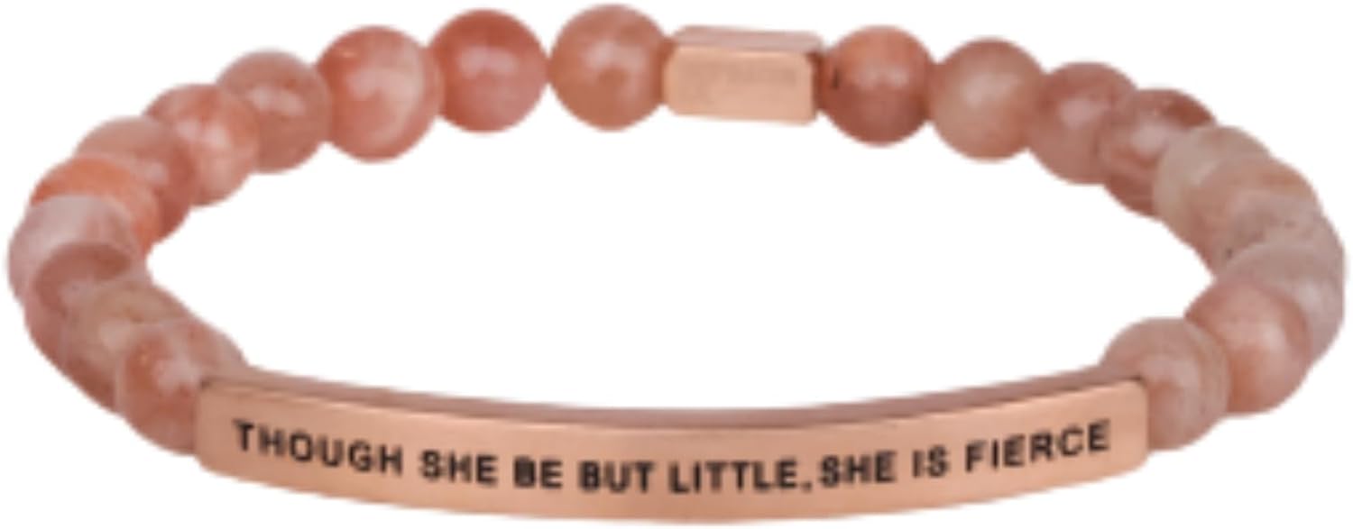 THE INSPIRATION CO. Hope Collection Unisex Stretchable Bracelets (THOUGH SHE BE LITTLE, BUT SHE IS FIERCE)
