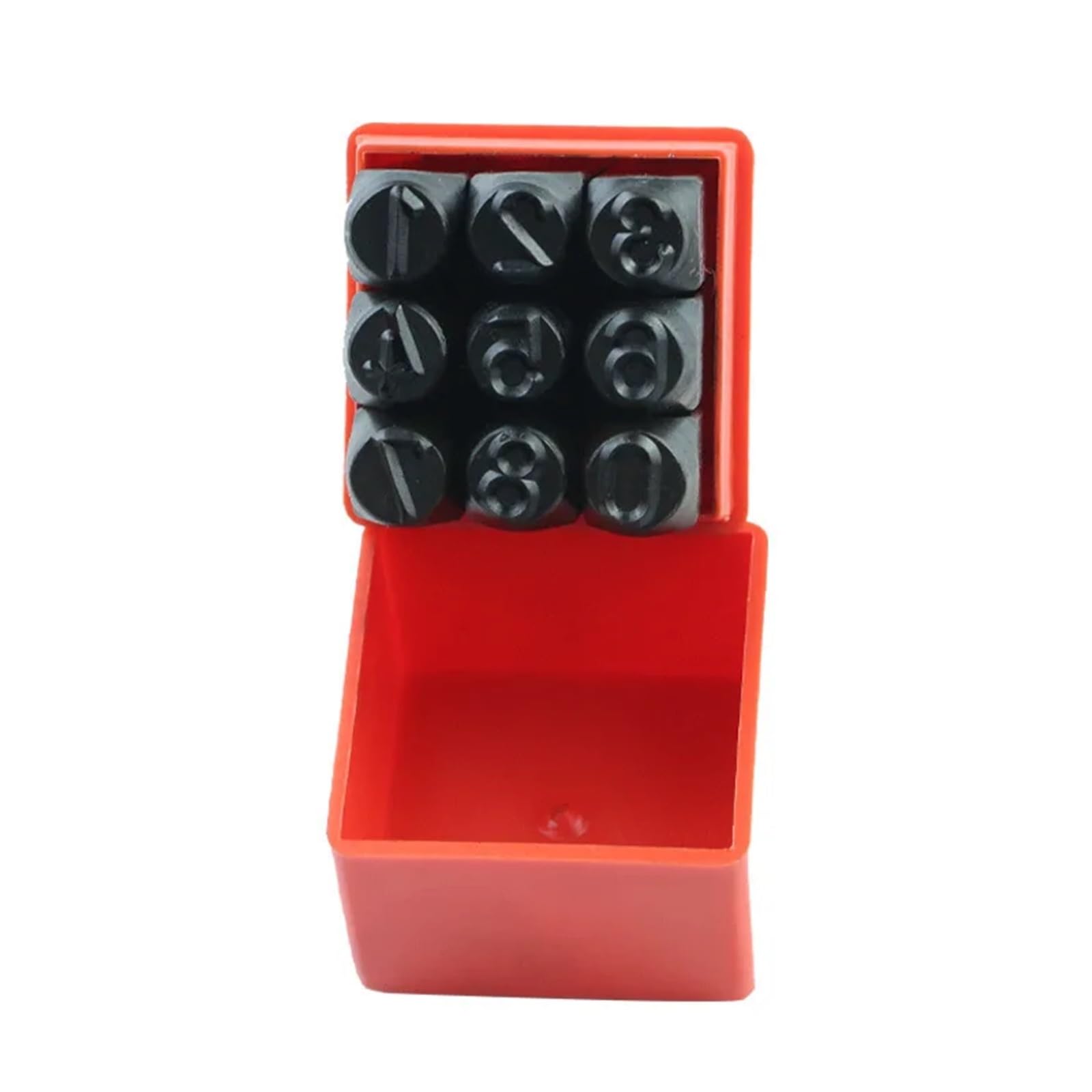 Steel Letter Mould, Letter Number Stamp Set Alloy Steel 2-12.5mm Storage Box Punch Metal Leather Jewelry DIY(2.5mm)