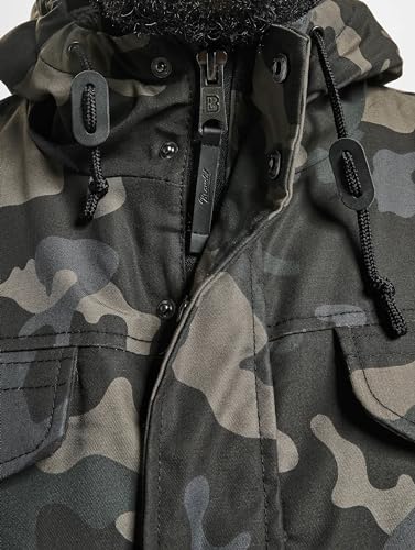 Brandit Marsh Lake Teddyparka, Farbe: darkcamo, Größe: S