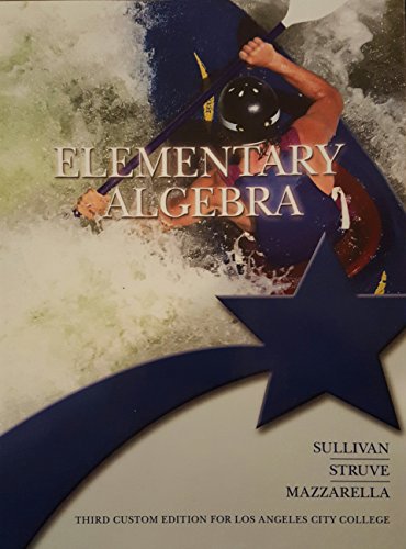 ELEMENTARY ALGEBRA 1269925008 Book Cover