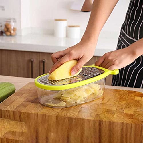 Mandolina multiusos para frutas y verduras de acero inoxidable miniatura 6