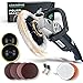 Leia-Sophie Green Line Poliermaschine – 1300W Poliermaschine Auto – 6 Geschwindigkeiten 600-3000 RPM – 150&180mm Polierscheiben – Schleifpapier/Wollscheibe/Kohlebürsten