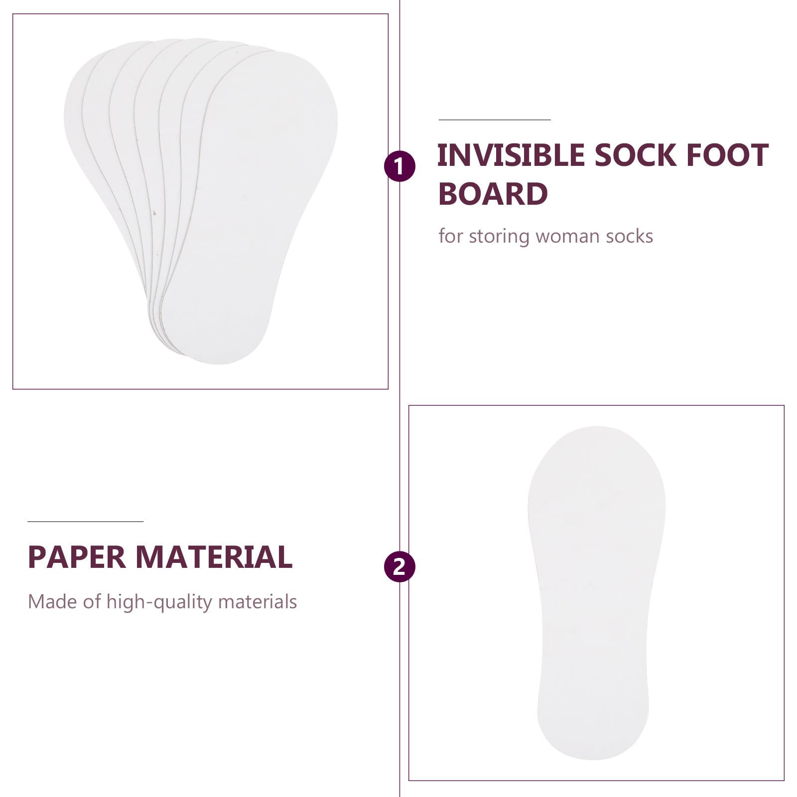 PATKAW 100 Pièces Socquettes Invisibles pour Femme et Homme, Chaussettes Basses Antidérapantes Confortables, Adaptées Sport et Usage Quotidien