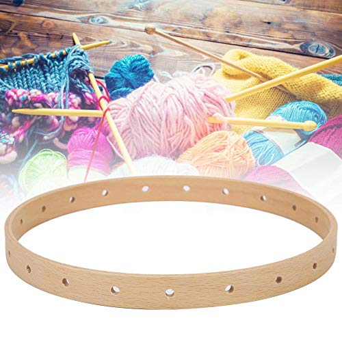 Wooden Knitting Loom 21cm Diameter Weaving Loom Manual Round Circular Knitting Tool for Wall Hanging Decor - Image 3