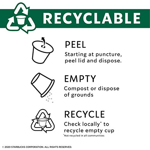 Starbucks Medium Roast K-Cup Coffee Pods - Breakfast Blend for Keurig Brewers - 6 Boxes (60 Pods Total)