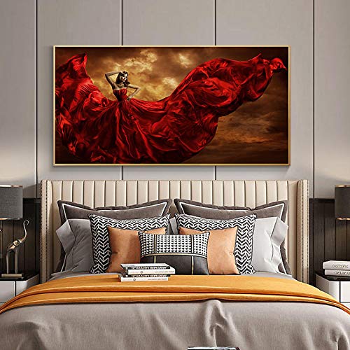 Salon decor 50x100cm sans cadre pour habiller un mur vide avec elegance scandinave