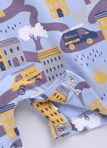 Image of BABYGO Baby Half Sleeve Rompers 100% Cotton for New Born Baby|Daily Suits for Baby Boys & Girls| 0-3M| 3-6M|6-9M|Onesies| Infant Clothes | Pack of 1