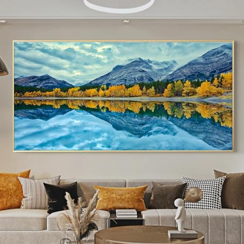 Toile d'art mural de paysage de montagne pour illuminer une pièce sombre