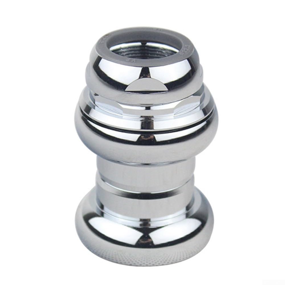 22.2mm Headset, 1 InchThread (with teeth) Fixed Gear Racing Bike Headset, Bearing Fixed Gear for Road Bike, Aluminium Alloy Headset Bike Parts