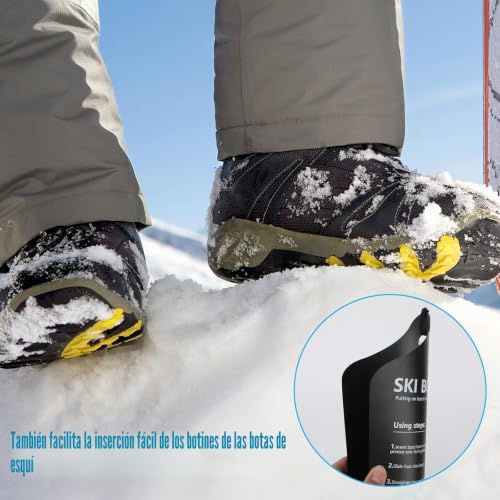 Calzador para esquí Gosknor en lámina resistente y ajustable para botas 5