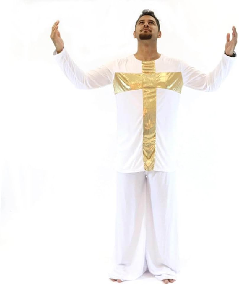 Danzcue Praise Cross Mens Inspired Pullover Dance Top