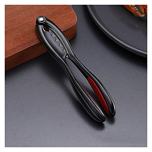 WDSOPK Juego De Herramientas para Mariscos, Cascanueces, Mariscos, Langosta, Desgranadora De Patas, Accesorios De Cocina para Langosta, Cangrejo, Cangrejo De Río, Langostinos, C(Black)