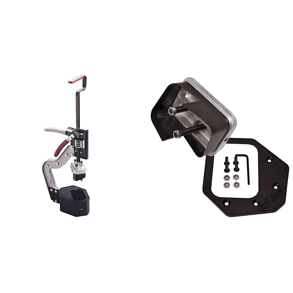 Malco GOT Gutter Outlet Tool Frame + GOP34UK 3 x 4 in. Rectangular Gutter Punch Hole Kit