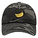 JPAK Banana Fruit Premium Dad Hat Embroidered Baseball Cap Monkey Black Camo