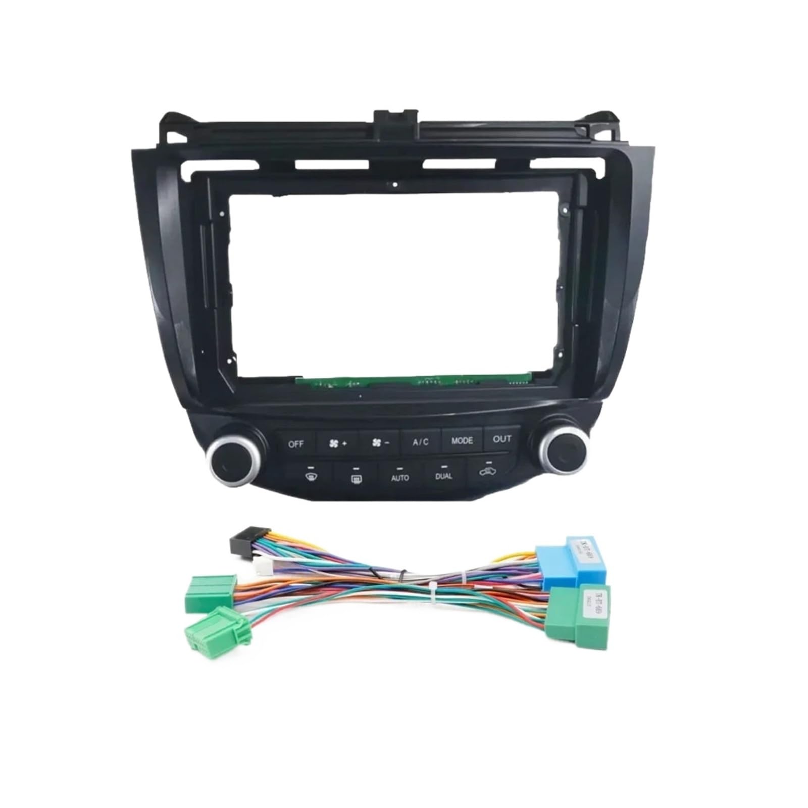 Fascia Marco Adaptador 9/10 1 Pulgadas para Accord 7 7TH 2003 2004 2005 2006 2007 Kit Panel Ajuste Tablero Android Radio Coche DVD Marco Fascias Juego Panel Radio