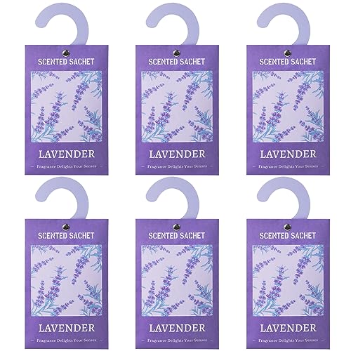 LASENTEUR Scented Sachets for Wardrobe, Drawer, Cupboard, Closets