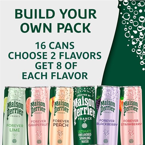 Image of Maison Perrier Build Your Own Variety Pack, Sparkling Water, 11.15 Fl Oz Cans, 16-Pack
