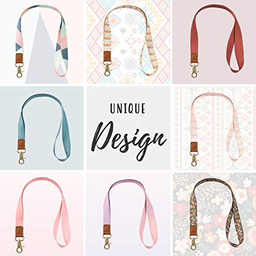 INNObeta Nekriem Sleutelkoord Nekkoord Lanyard Strap met Echt Leer en Metalen Haak, voor Sleutel, Sleutelhanger Houder… - Image 8