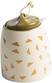 Ciieeo Enamel Saucepan Ceramic Seasoning Bottle Chili Oil Jar Seasoning Bottle Heart Bowls for Food Ceramic Salt Bottles H...