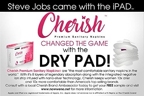 Cherish Sanitary Napkin Pads With Scensibles Personal Disposable Bag Bundle (Panty Liners) image 5