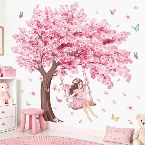 Stickers papillon fleur autocollants muraux xxl faciles à poser - 3