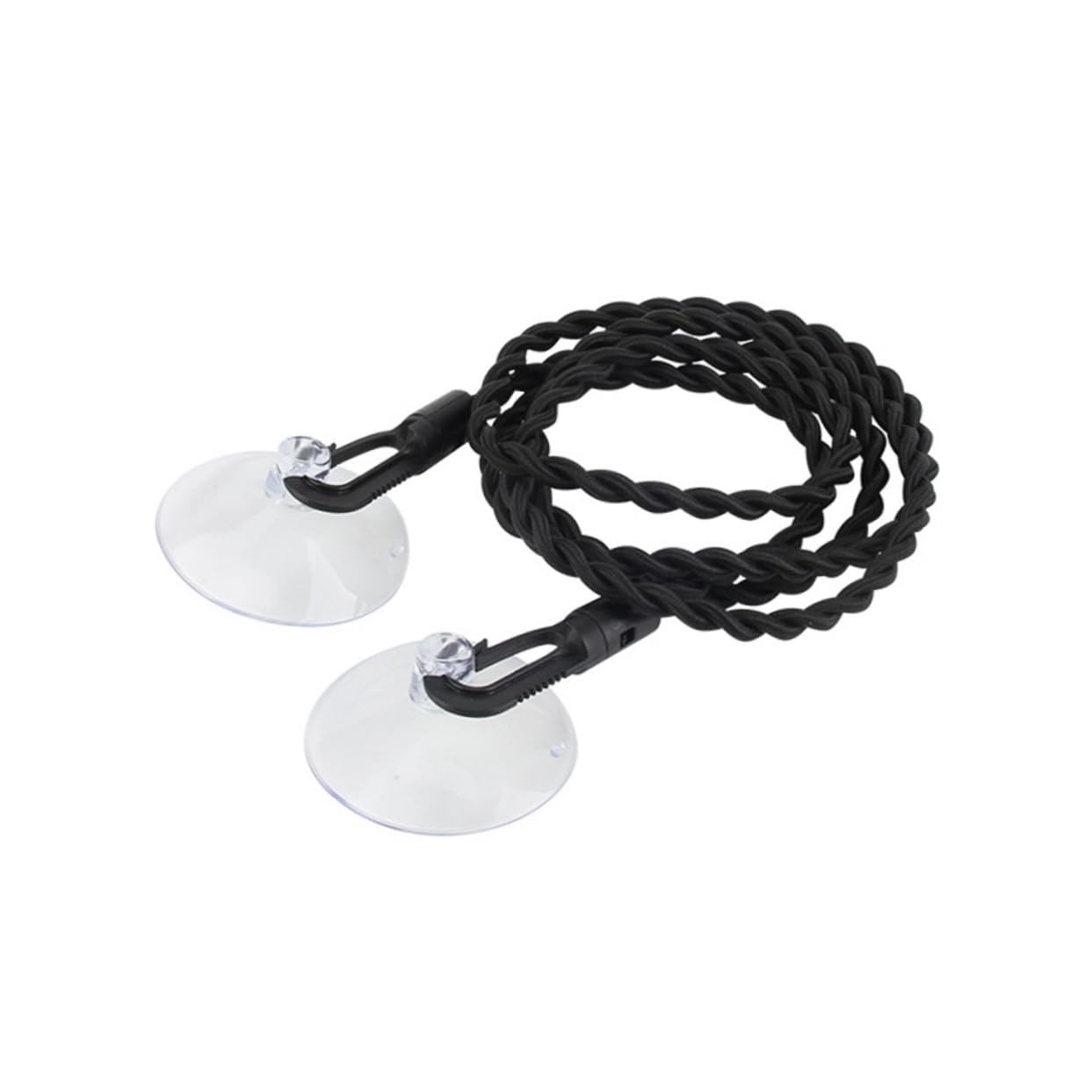 KOMBIUDA Portable Elastic Clothesline with Suction Cups Slip Design for Outdoor Indoor Use for Easy Drying for Travel Camping String