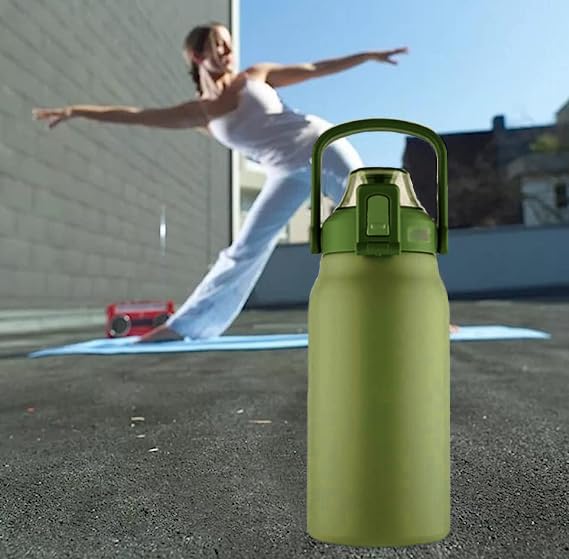 ProBytes Thermal Water Bottle, Stainless steel Infuser Bottle, 32oz Sports Bottle with Portable Handle - Image 3