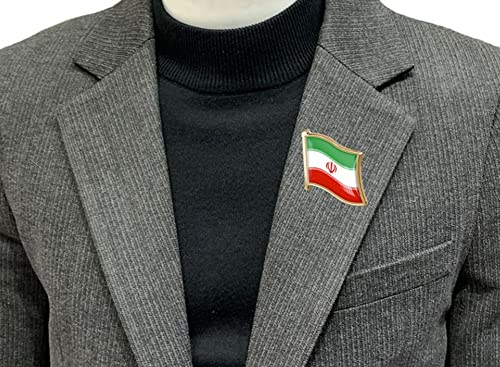 Image of vmcoatdu Country Flag Pin Badge International Travel Brooch Metal Alloy Souvenir Pin for Hat Clothes Backpack