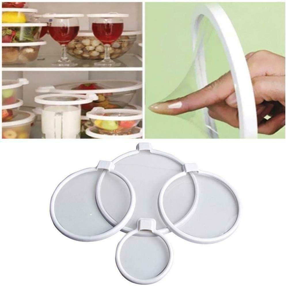 4PCS KeepEez Vacuum Seal Reusable Lid Green Product!