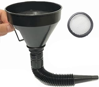 Fu-el Funnel Oil Fueling Funnel For Cars, Flexible Engine Oil Funnel With Flexible Extension Nozzle, Large Multifunctional Funnel For Car And Motorcycle, Engine Oil, Die-sel Cars, Kerosene And Petrol