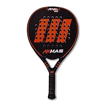 MAS Padel , Rival 100 Racchetta Da Gialla Arancione, Ardesia Unisex Adulto, Taglia Unica, UNISEX