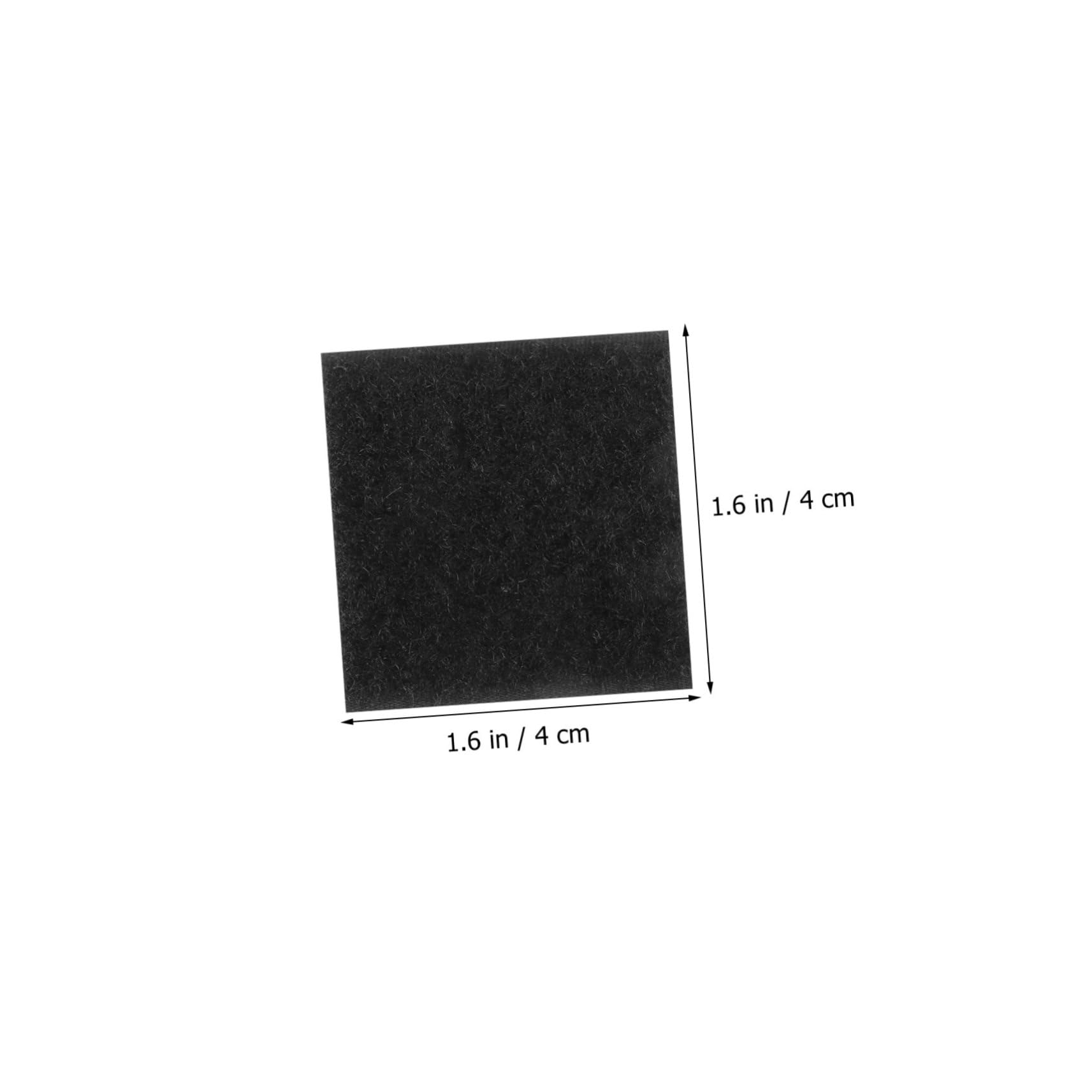 4 Pinces Autocollantes Pour Tapis - 15x11 Cm - Polyuréthane Noir - Pour Fixer Tapis Et éviter Les Glissements - 6
