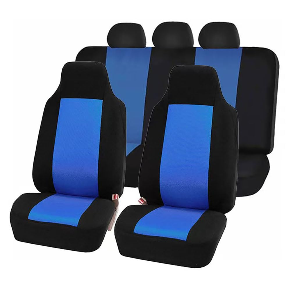 Sddwsdw C/Blue Ar Seat Overs For Toyota Aqua 2011-2025, Full Set Non-Slip Breathable Ar Seat Overs Full Surround Seat Protetor, Ar Interior Aessories,