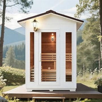 cedar sauna kit outdoor