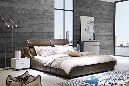 WoodyWalls Self-adhesive, Wood Wall Panels. (19.5 sq. ft. per box) Gray Color - Thumbnail 2