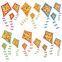 Tccydm Herbstbasteln für Kinder, 18 Stück Fensterbilder Herbst Basteln mit Papierdrachen, DIY Herbstdeko aus Tonkarton & Transparentpapier, Kreatives Bastelset Herbst Geschenk für Mädchen & Jungen