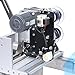 Bacacoo Semi Automatic Labelling Coding Machine Round Bottle Jar Label Marking Machine, Round Bottle Labeling Machine 15-120mm, 20-40pcs/Min Labeling and Coding Machine